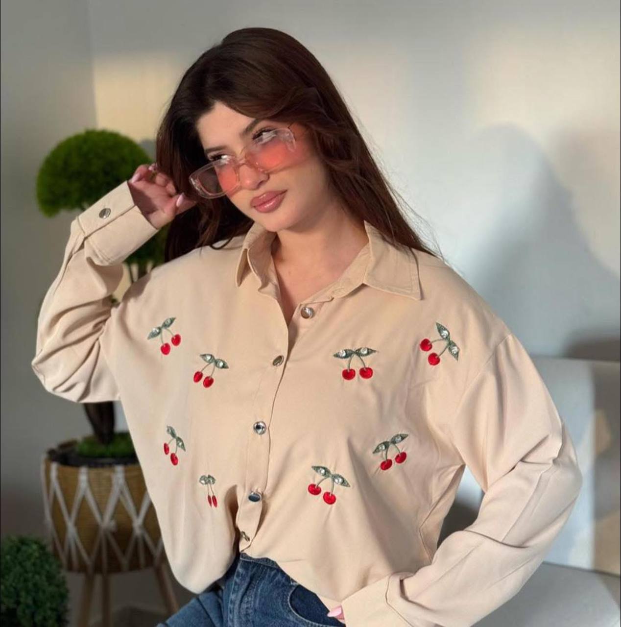 Button-Up Jersey Shirt