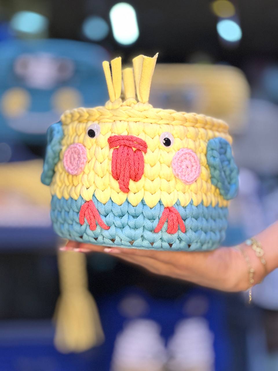 Crochet Bird Basket