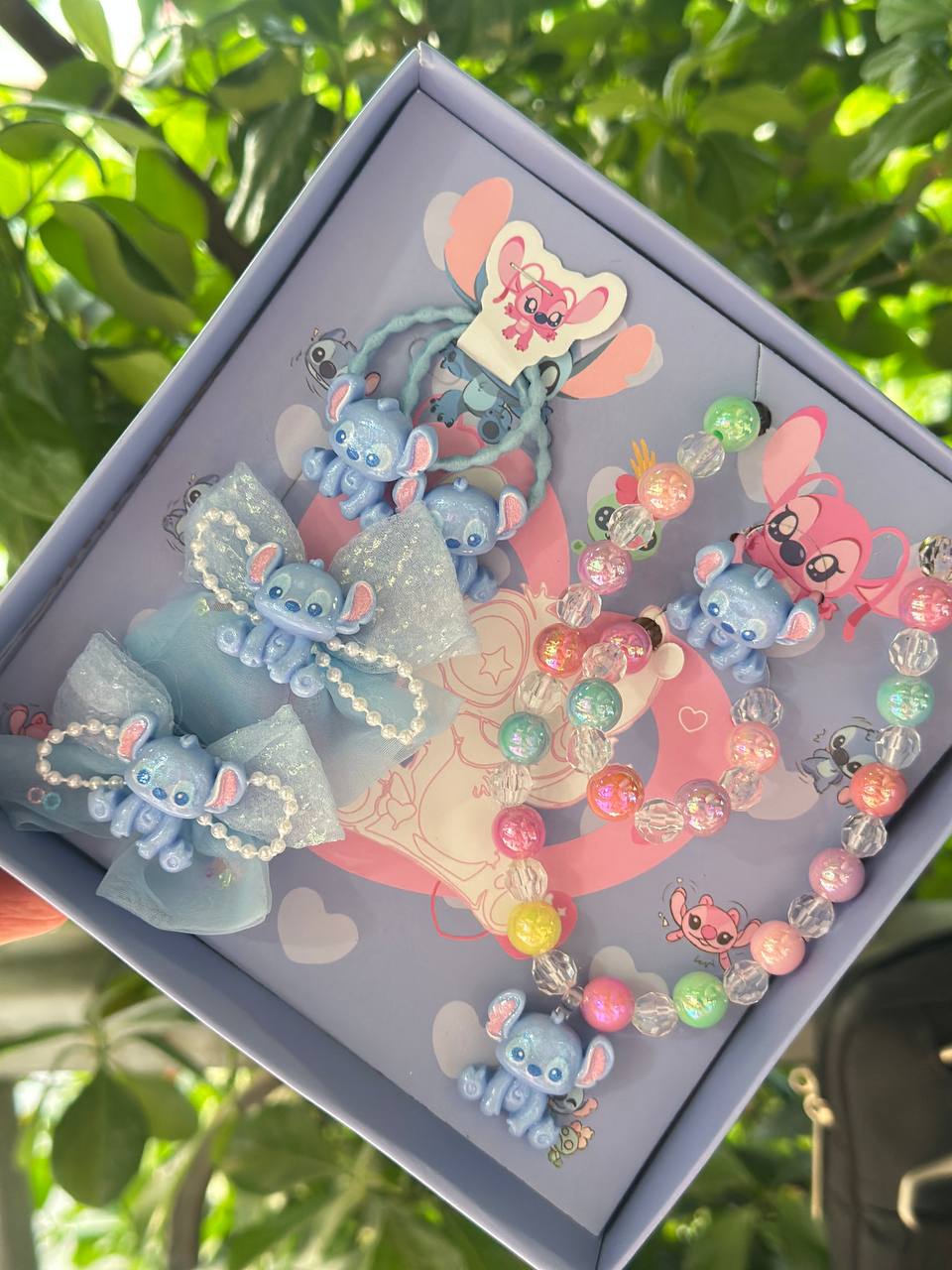 Stitch Hair Clips Set