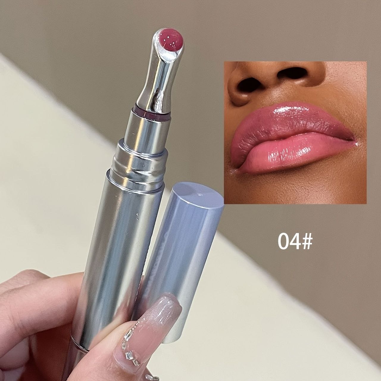 Lip Gloss with Metal Applicator