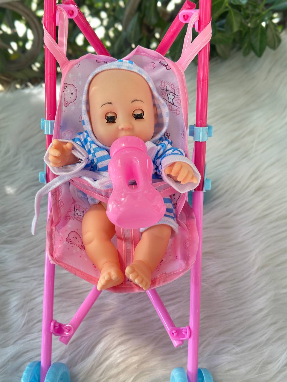 Doll Stroller With Baby Doll