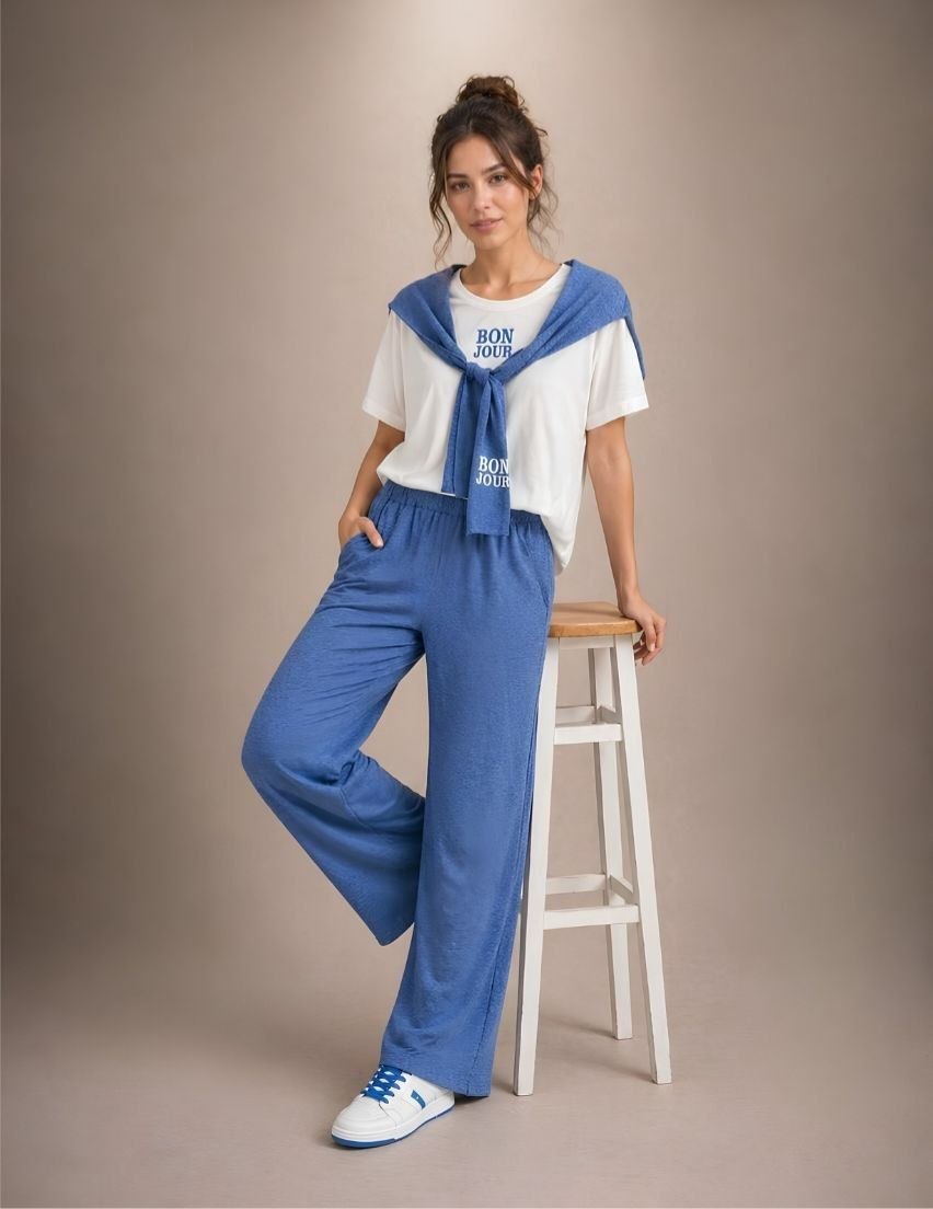 Modern Wide-Leg Casual Set