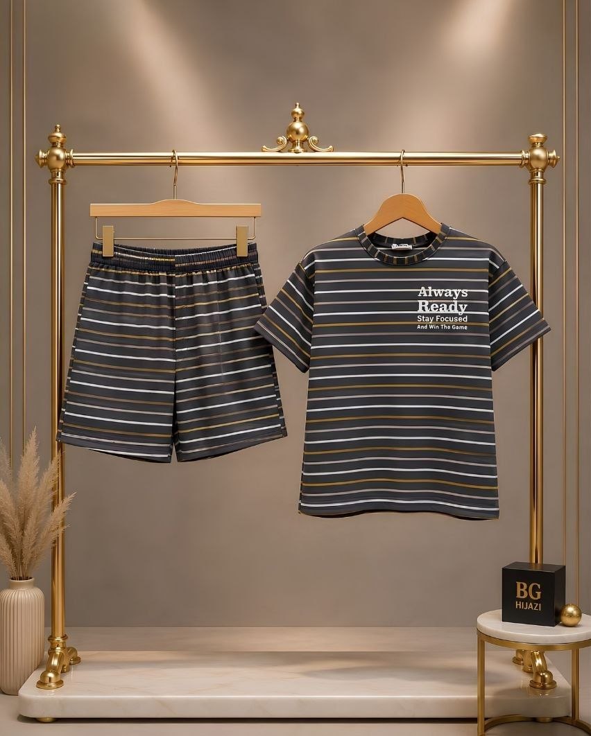 Boys Striped Summer Set