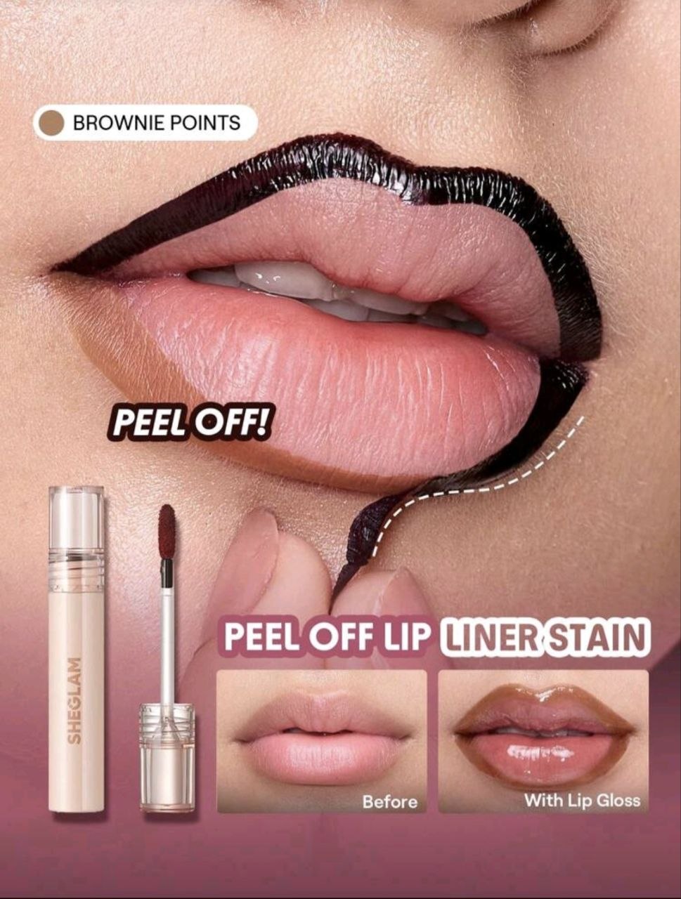 SHEGLAM Peel Off Lip Liner Stain