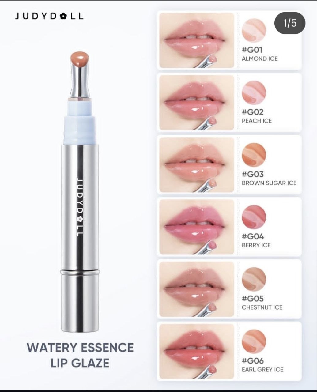 Lip Gloss with Metal Applicator