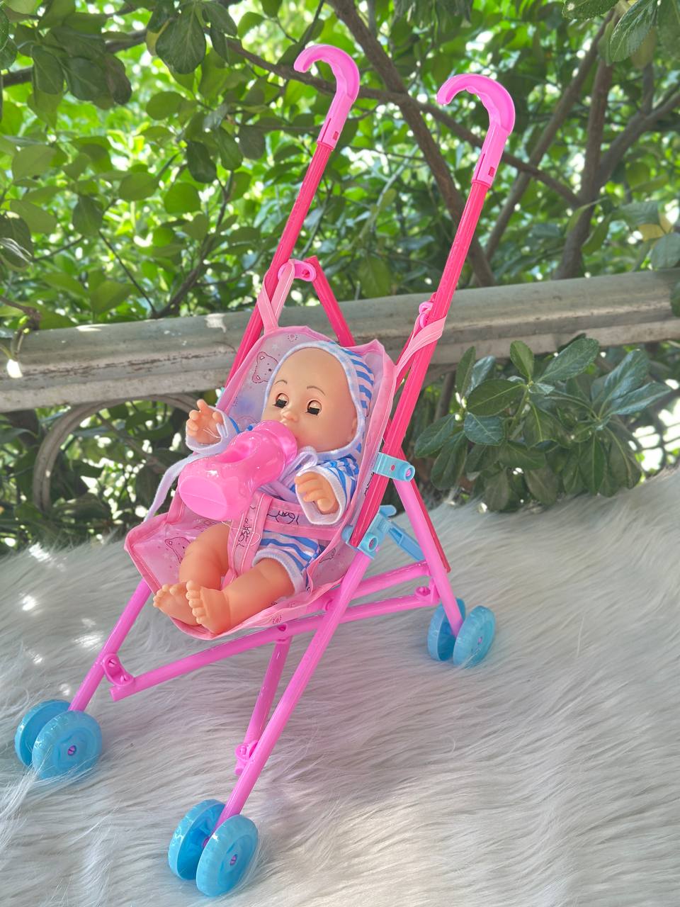 Doll Stroller With Baby Doll